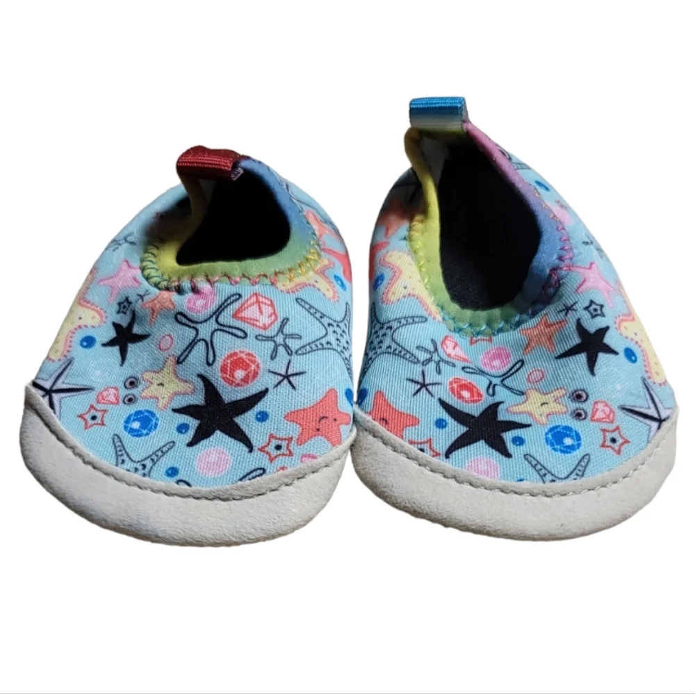 Water/Multi-Purpose Non-Slip Rubber Bottom Unisex Starfish Slipon Shoes for Baby